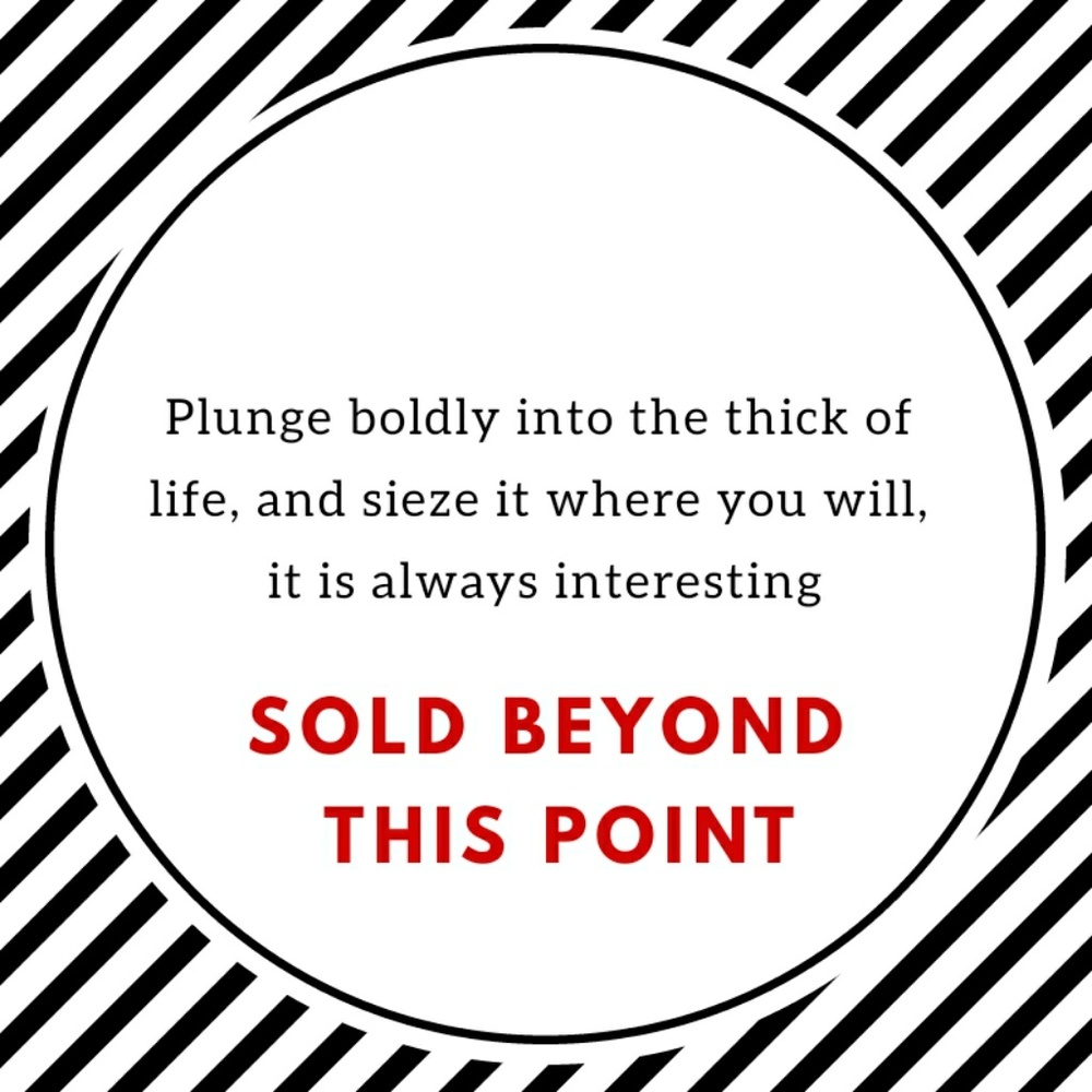 Sold beyond this point